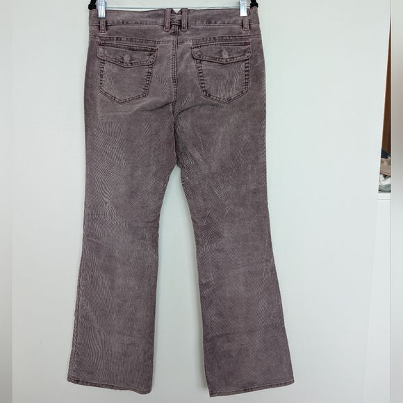 Vtg Authentic Y2K GAP Corduroy Bootcut Low Rise Back Flap Purple Pants Sz 10R - Picture 9 of 15